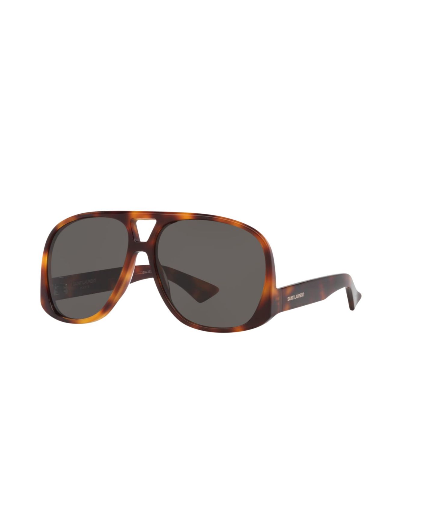 Женские солнцезащитные очки Saint Laurent Pilot Sunglasses, SL 652 YS000558, цвет: Черепаховый — фото 1