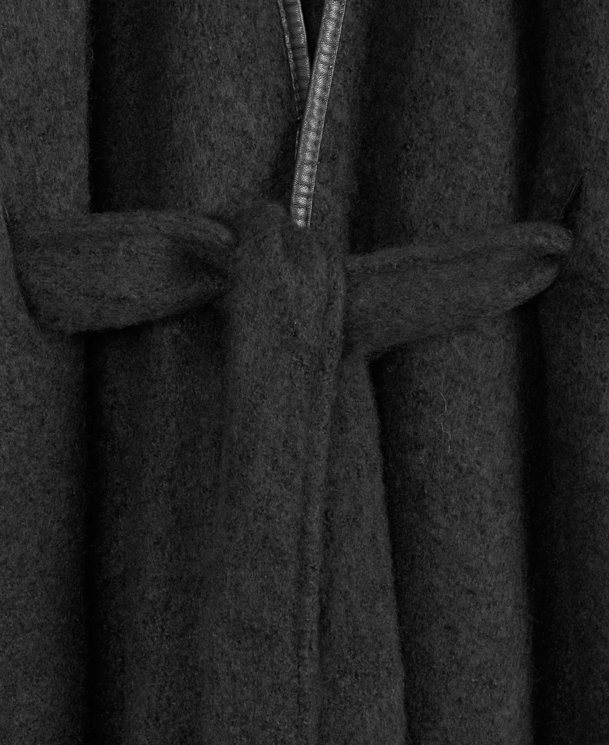 Inc International Concepts Cozy Belted Ruana Topper, Macy's Exclusive In Gray