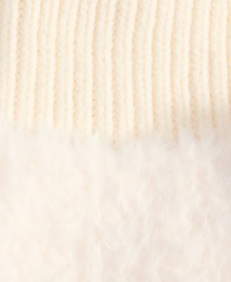 Faux Fur Cuff Ribbed Knit Beanie, Macy's Exclusive
