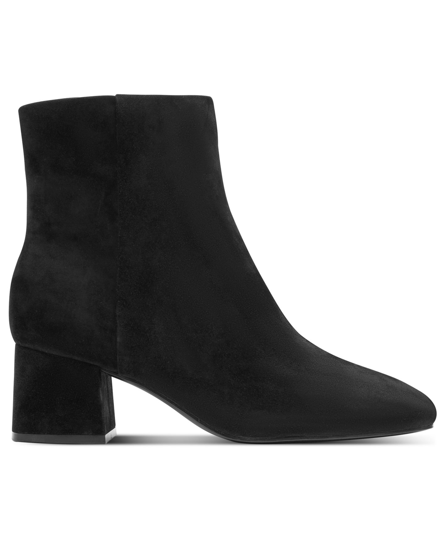 Женские ботинки Rockport Okaeli Suede Block Heel Booties, цвет: Чёрный замшевый — фото 2