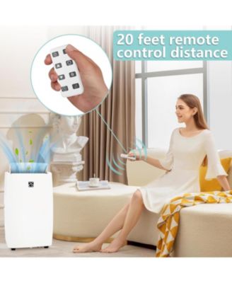 12,000 BTU Portable Air Conditioner - 3-in-1 AC Unit with Fan, Cooling & Dehumidification, Remote Control, 24H Timer, Cools up to 550 Sq. Ft