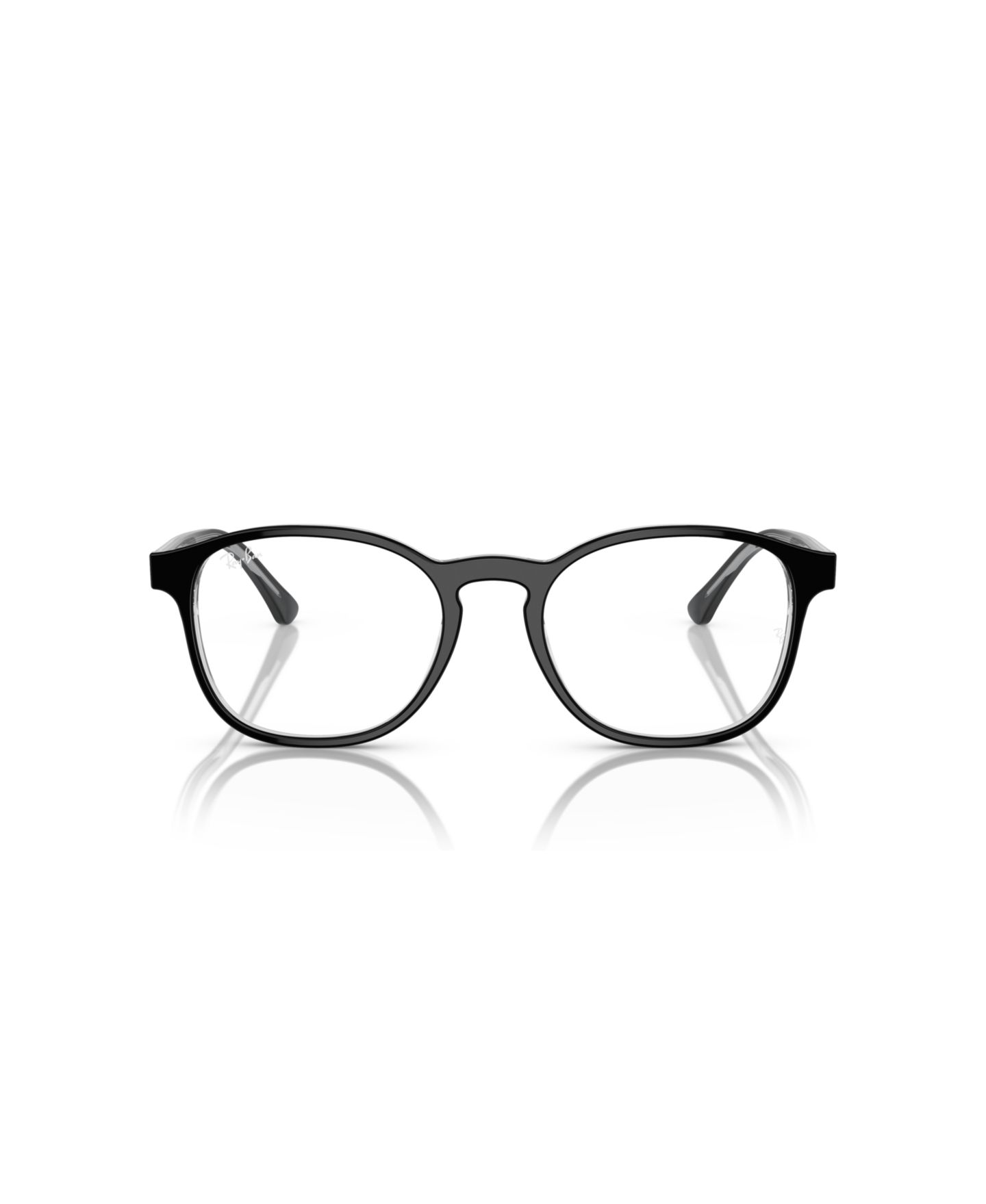 Очки Ray-Ban Unisex Panthos Plastic RB5417 Optics Eyeglasses, цвет: Чёрный синий — фото 2