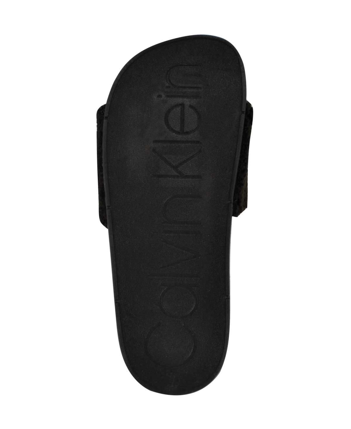 Calvin Klein Women's Ahva Cozy Slip-on Pool Slides In Black
