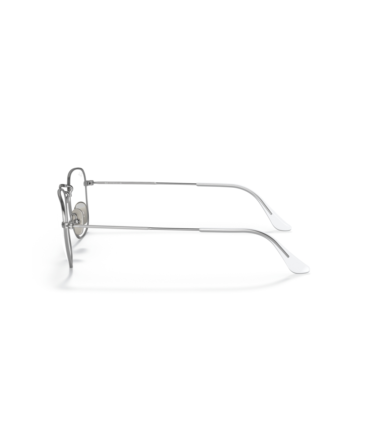 Ray Ban Men's Frank Titanium Optics Eyeglasses, Rb8157v In Silver