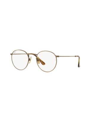 Ray-Ban - Unisex Round Titanium Optics Eyeglasses, RB8247V