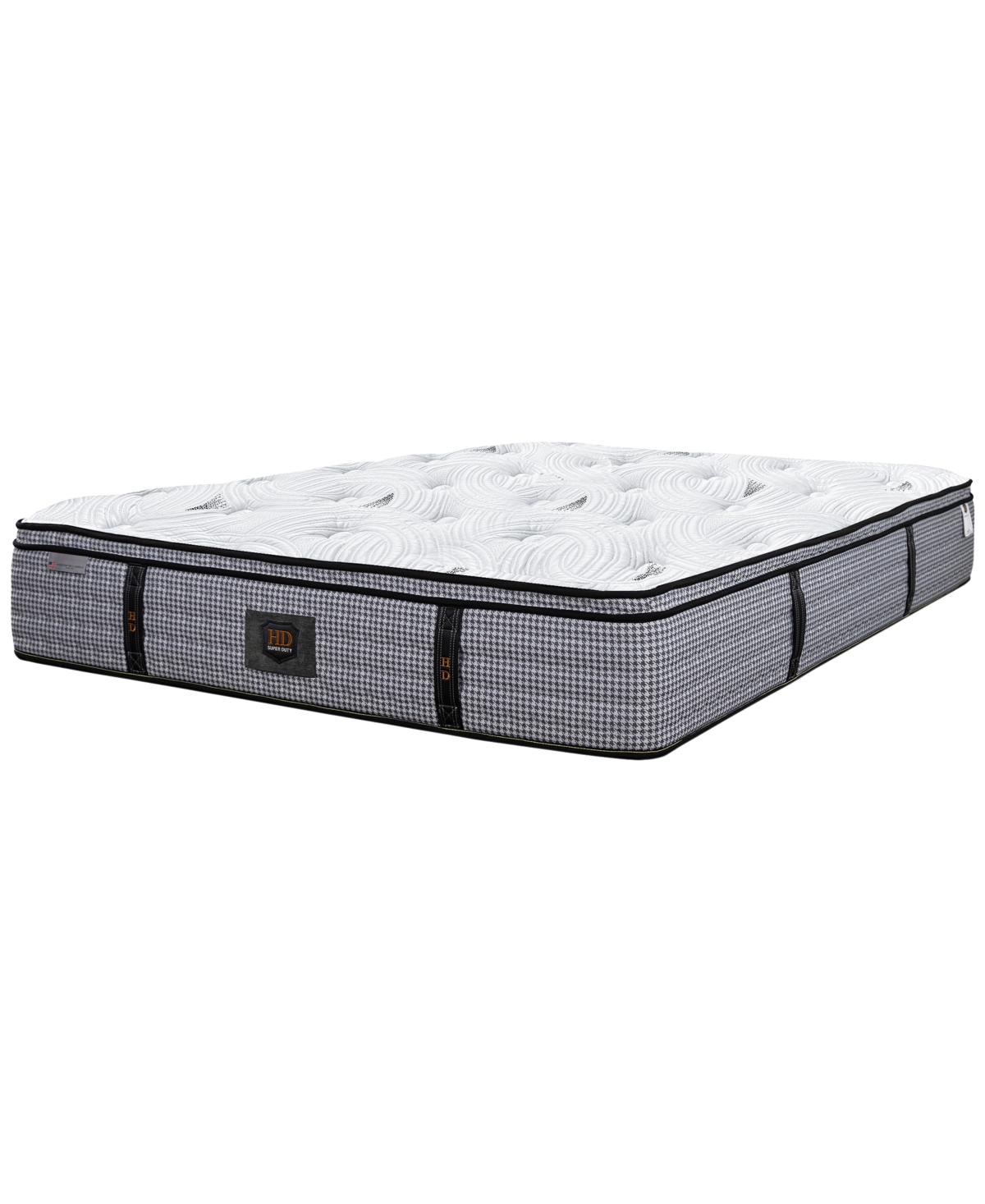 Paramount Hd Dargan 13" Cushion Firm Euro Top Mattress Set, Twin, Macy's Exclusive In Transparent
