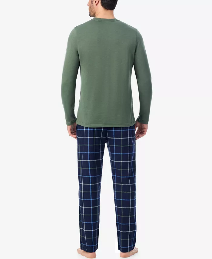 Men's Cozy Lodge Long Sleeve Pajama Set - thumbnail 8
