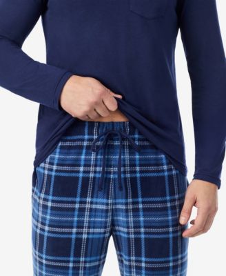 Men's Cabin Fleece Long Sleeve Pajama Set