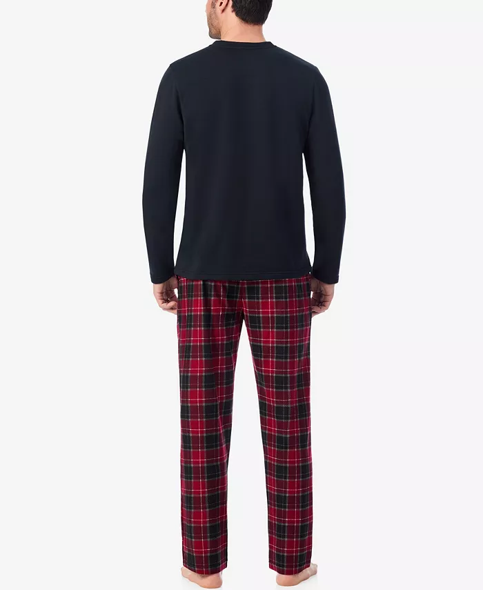 Men's Cozy Lodge Long Sleeve Pajama Set - thumbnail 2