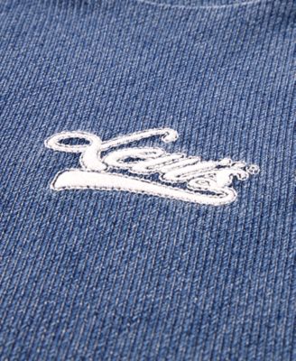 Big Girls Pullover Kangaroo Pocket Denim Hoodie