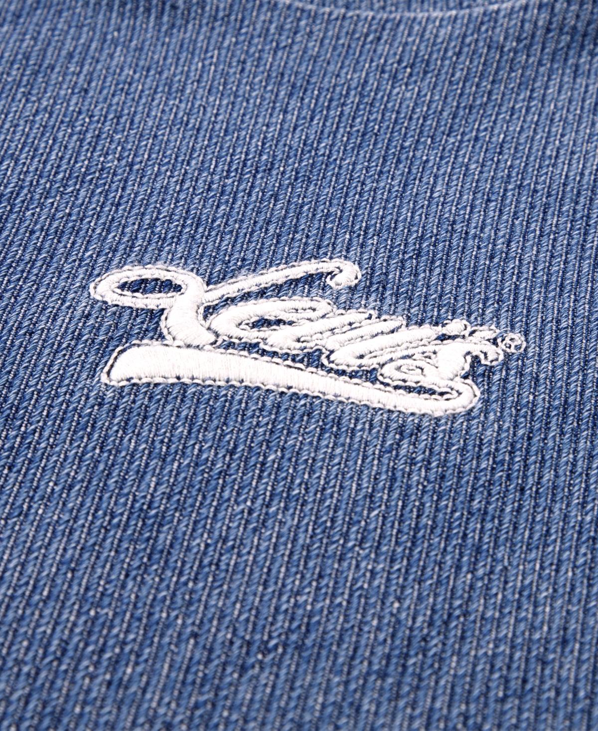 Levi's Big Girls Pullover Kangaroo Pocket Denim Hoodie In Blue