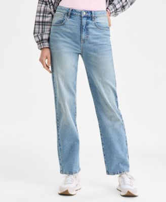 Juniors' Skater Straight-Leg Jeans