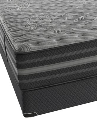 Beautyrest - Black Lydia Extra Firm Tight Top Queen Split Mattress Set