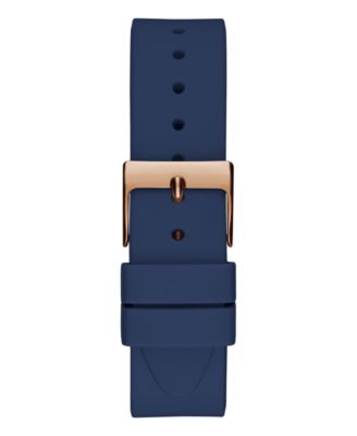 Women's Analog Blue Silicone Watch 38mm