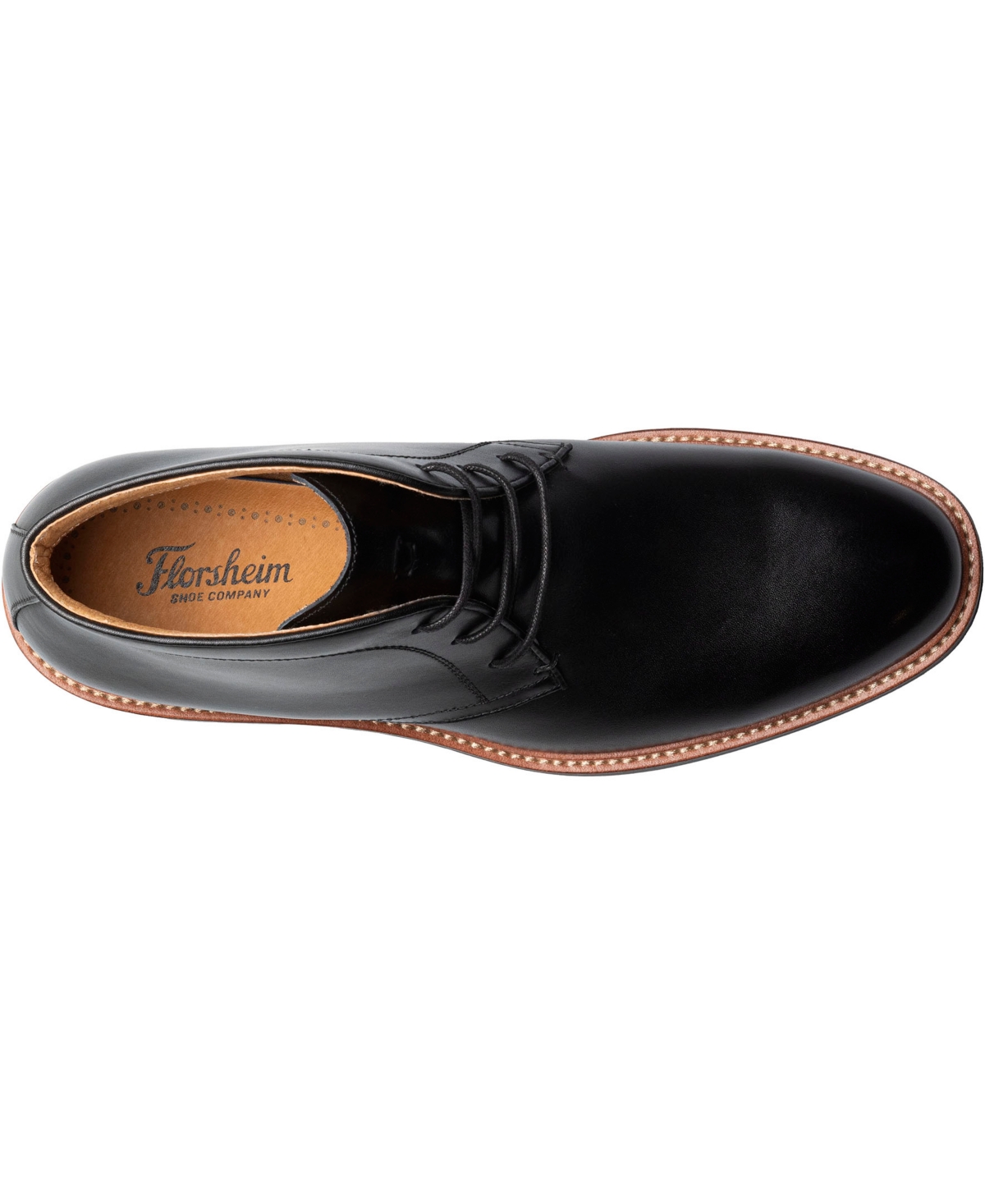 Florsheim Anthem Plain Toe Chukka In Black