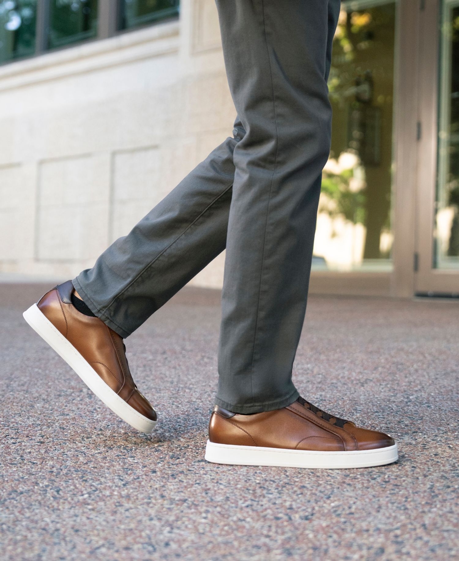 Men's Monopoli Elastic Lace To Toe Sneakers