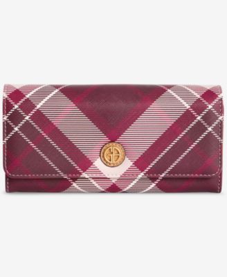 Giani Bernini - Plaid Receipt Manager Wallet