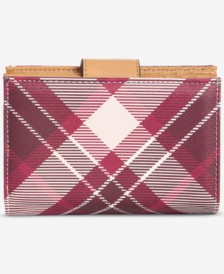 Plaid Framed Indexer Wallet, Macy's Exclusive