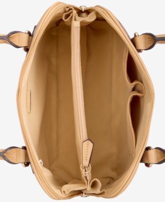 Plaid Dome Satchel Bag, Macy's Exclusive