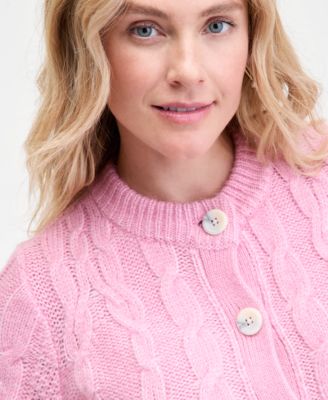 Women's Chunky Cable-Knit Cardigan, Macy's Exclusive