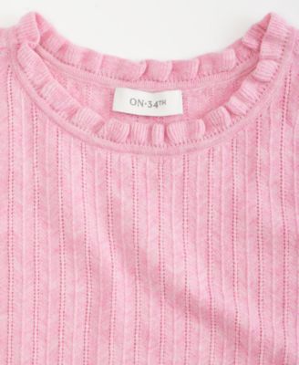 Women's Pointelle-Knit Tank, Macy's Exclusive