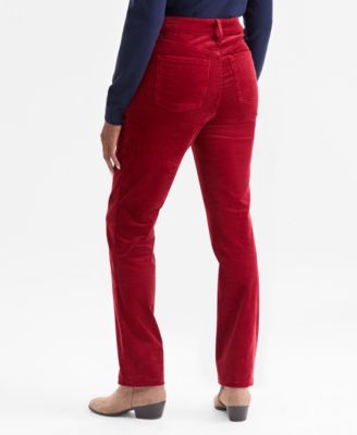 Women's High-Rise Straight-Leg Corduroy Jeans, Created for Macy's 