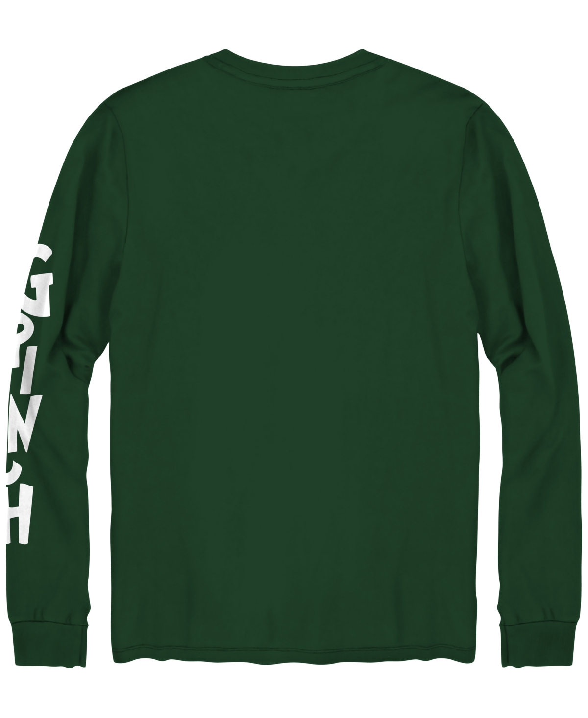Hybrid Men's Long Sleeves Grinch Merry Whatever Graphic T-shirt In Green