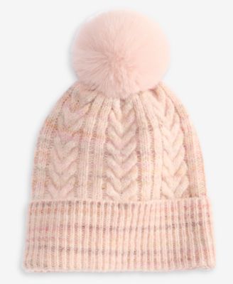 Women's Space Dye Cable Knit Beanie, Macy's Exclusive 