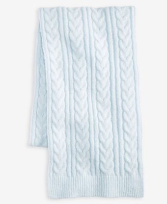 Women's Solid Cable Knit Scarf, Macy's Exclusive 