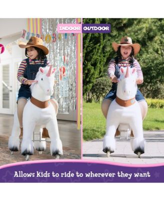 Ride-on Unicorn White Model U Size 5 for Age 7-12