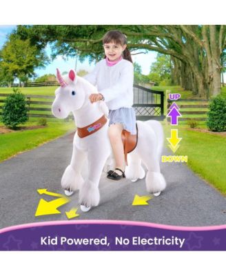 Ride-on Unicorn White Model U Size 3 for 3-4 Years
