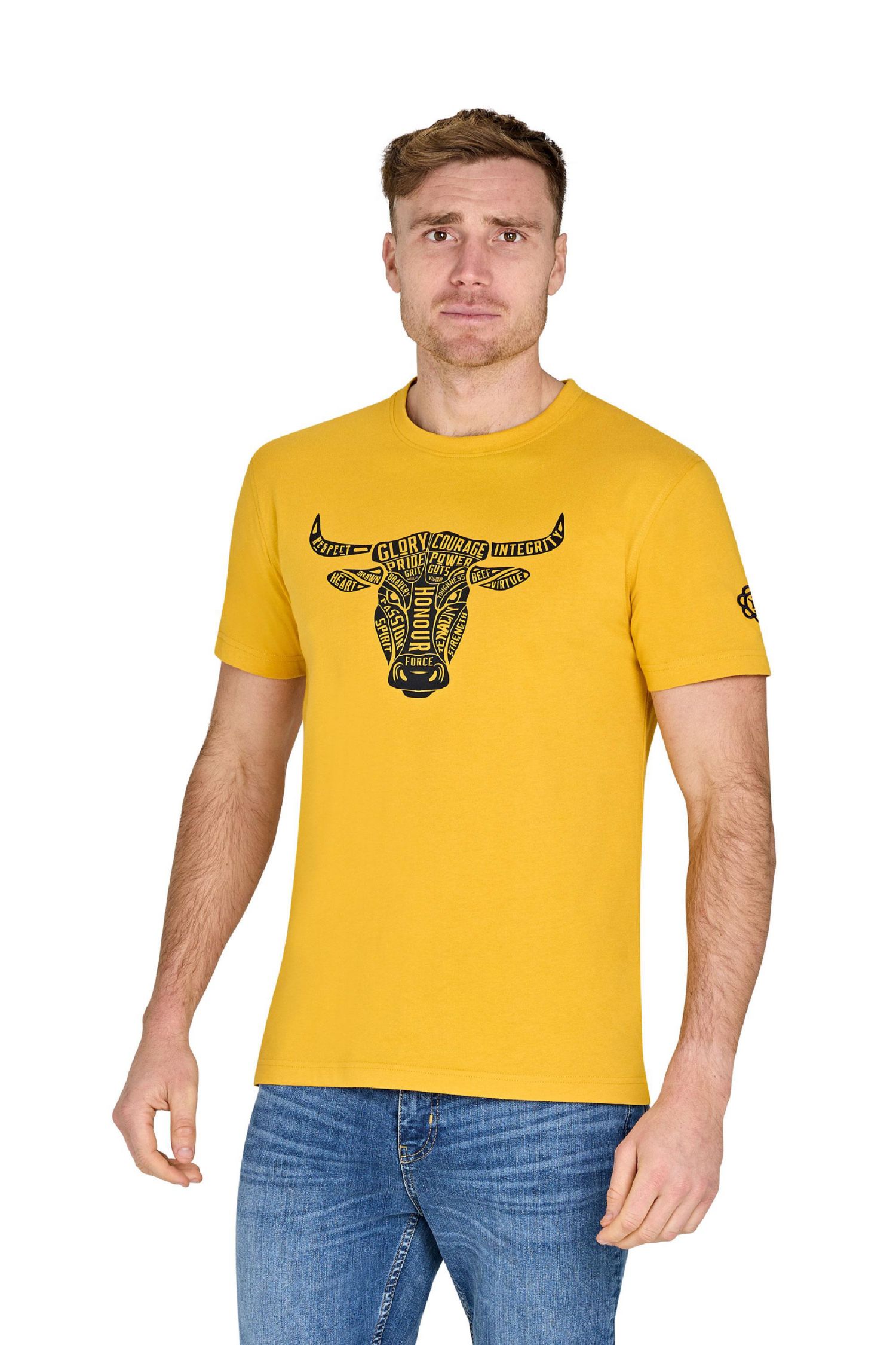 Men's YFC Word Bull Head T-Shirt