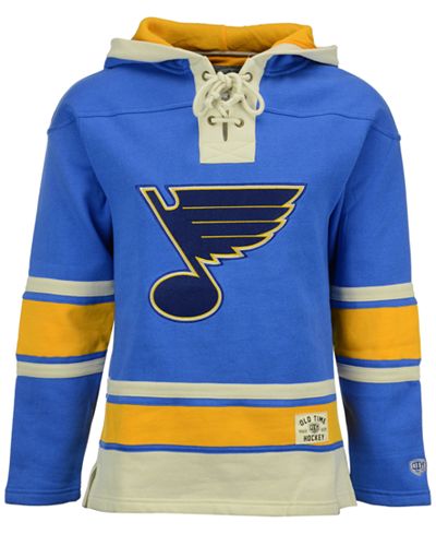 Old Time Hockey Men's St. Louis Blues Lacer Hoodie