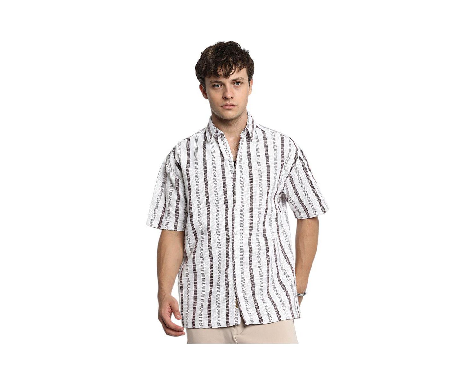 Men's Pencil-Striped Shirt