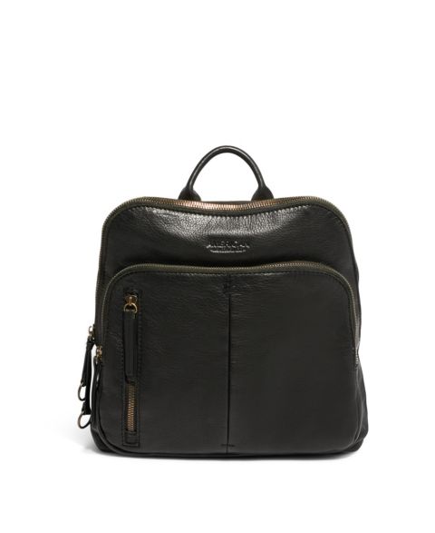 Рюкзак American Leather Co. Cleveland Midsize, цвет: Чёрный гладкий