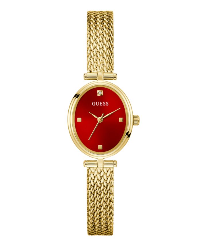 GUESS Women's Gold Tone Analog Watch, 24mm
