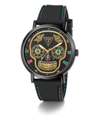 Men's Black Multi-function Watch, 44mm