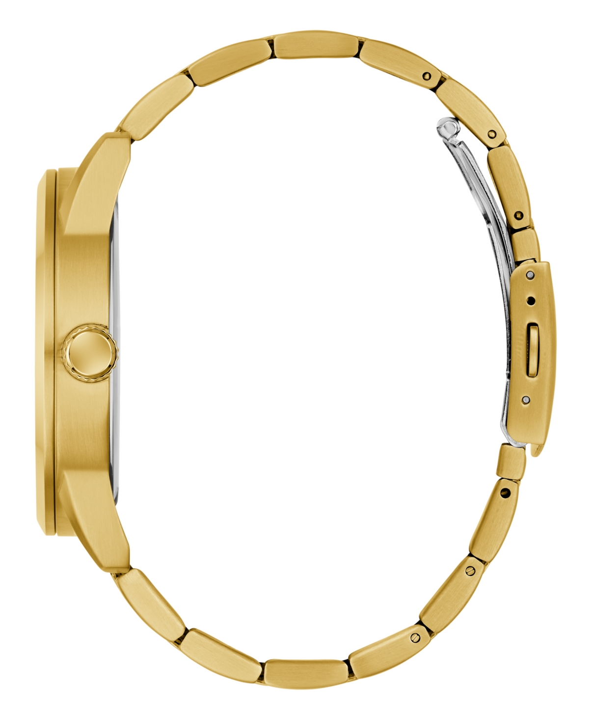 Guess Men's Gold Tone Multi-function Watch, 44mm In Gold