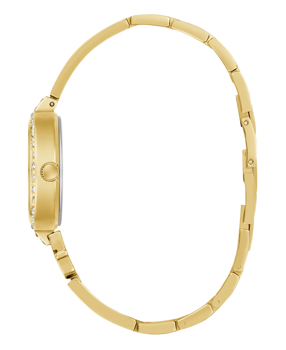 Guess Women's Gold Tone Analog Watch, 28mm In Gold
