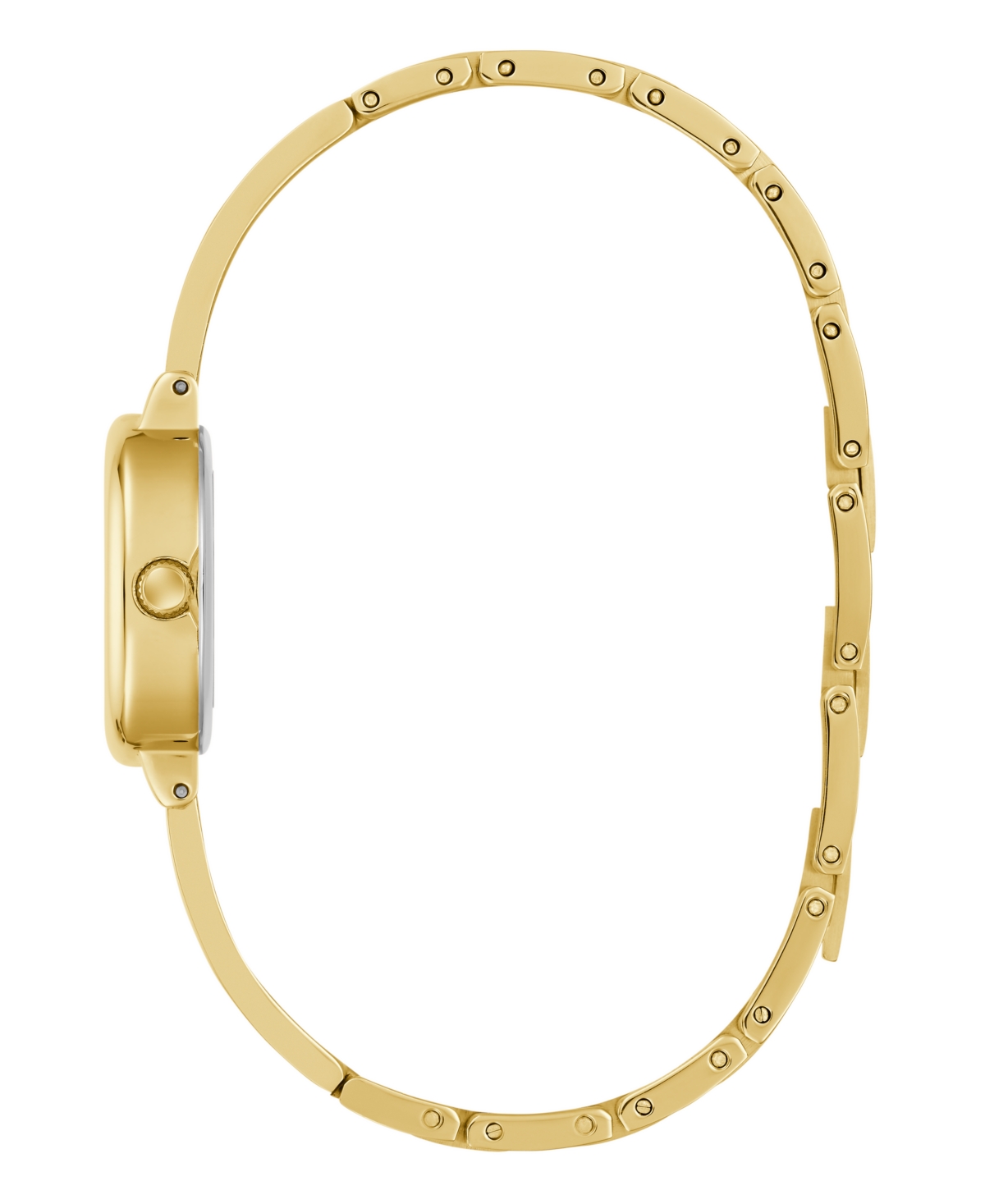 Guess Women's Gold Tone Analog Watch, 21mm In Gold