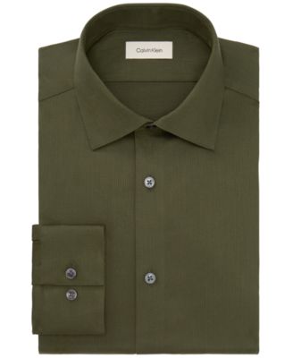 Calvin Klein Men's Steel Plus Slim Fit Dress Shirt