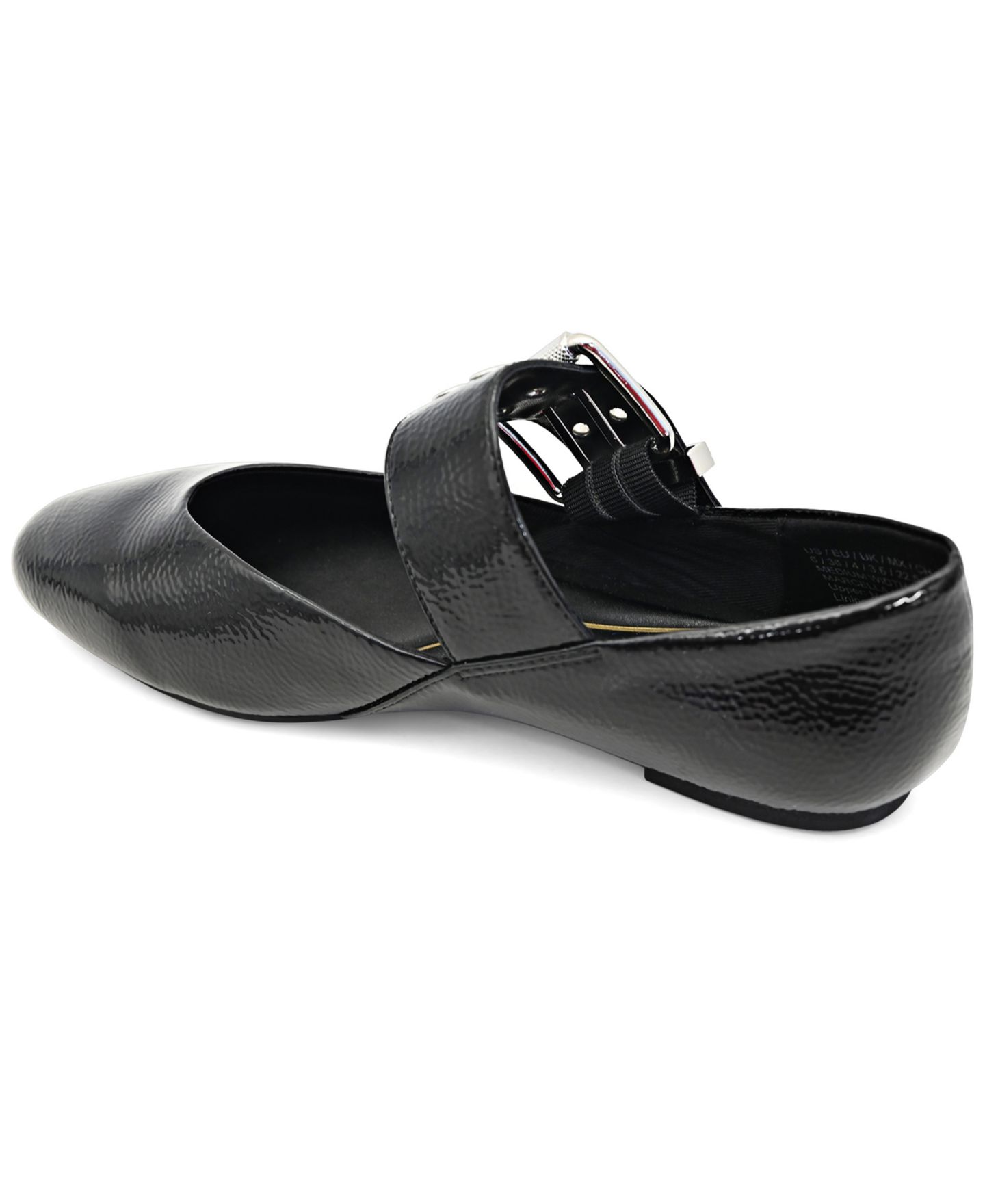 Женские балетки Kenneth Cole New York Marcella Mary Jane Ballet Flats, цвет: Чёрный лаковый — фото 6