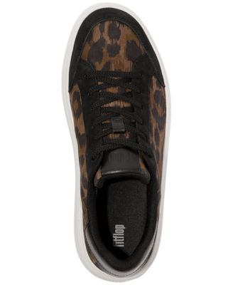 Women's RTG Leopard Suede Sneakers