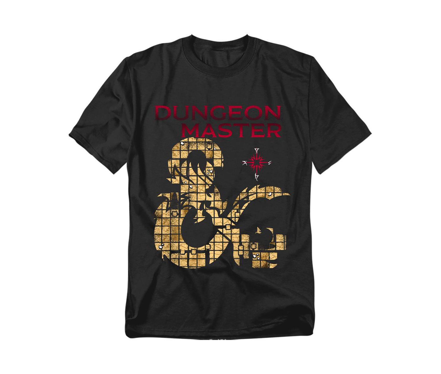 Мужская футболка D&D Dungeons and Dragons Dungeon Master, цвет: Чёрный — фото 1