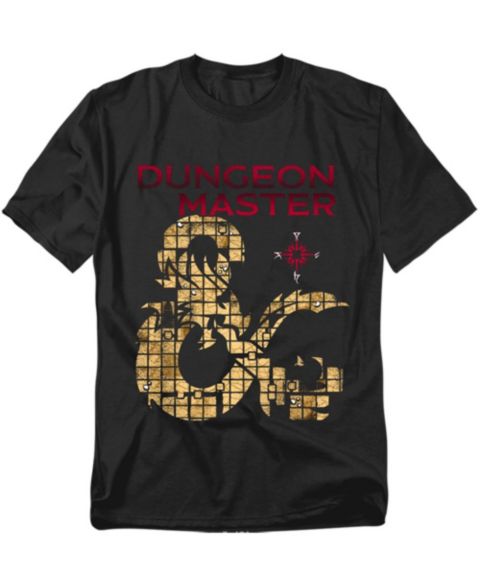 Мужская футболка D&D Dungeons and Dragons Dungeon Master, цвет: Чёрный