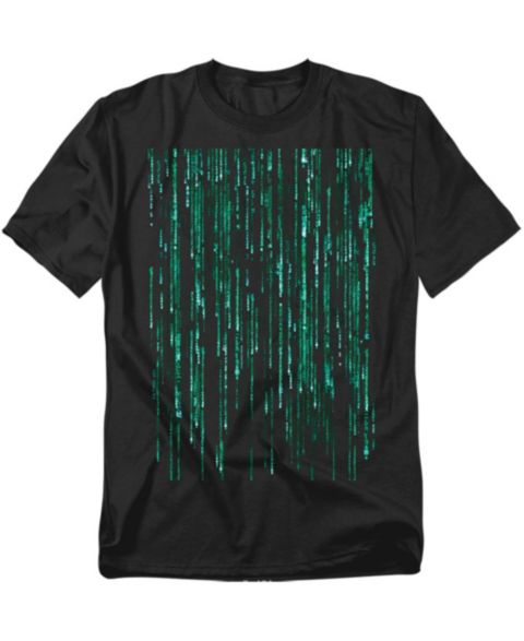 Мужская футболка Matrix Big & Tall The Code Logo, цвет: Чёрный