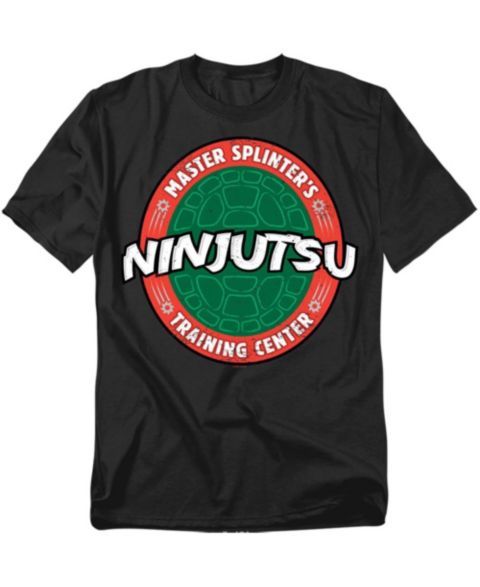 Мужская футболка Logovision Teenage Mutant Ninja Turtles Ninjutsu School, цвет: Чёрный