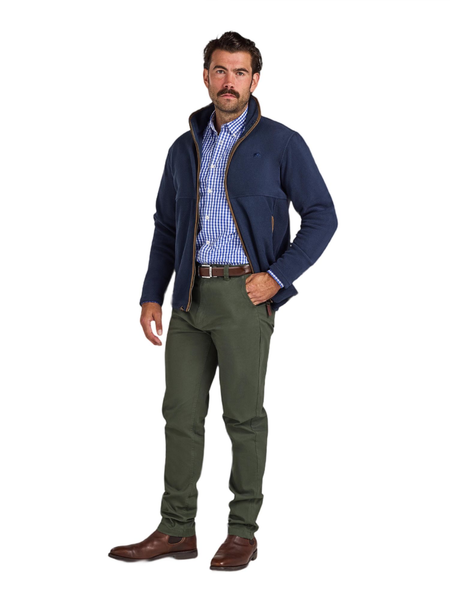 Men's Fleece Zip Through Jacket