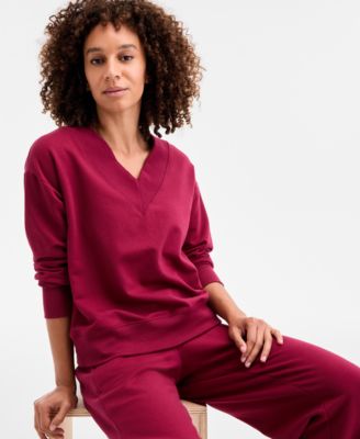 ID Ideology - Women's Fleece V-Neck Pullover Sweater