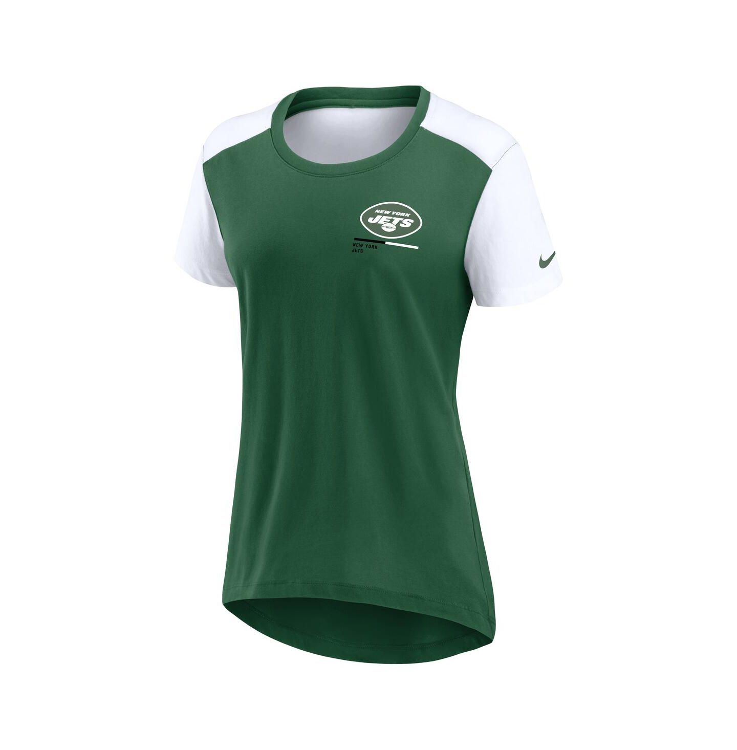 Женская футболка Nike Green New York Jets Performance Fashion — фото 3